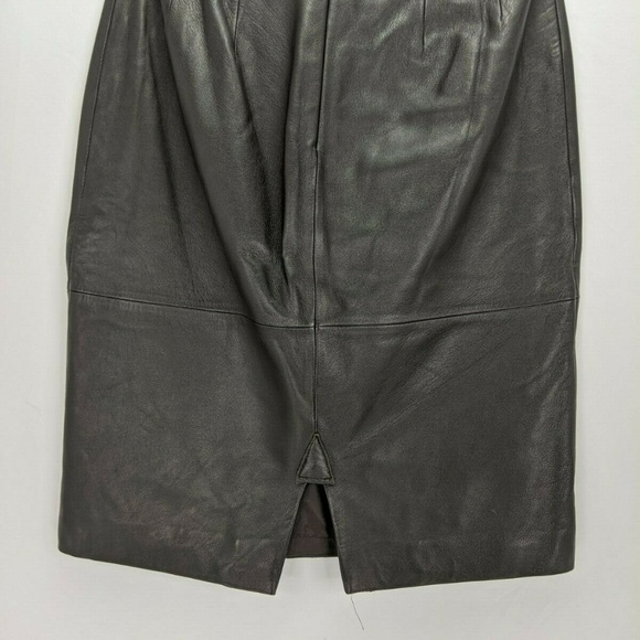 Lafayette 148 NY Brown Skirt Size 2 Straight Penci - Picture 4 of 8